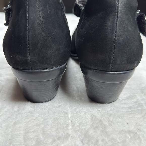 Naot Womens Black Leather T Strap Mary Jane Pumps Low Heel Comfort Shoes 9 - Picture 5 of 17